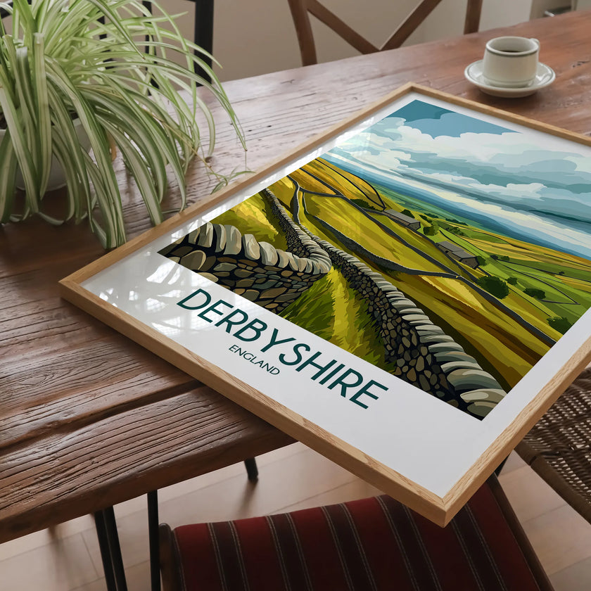 Derbyshire Scenic Landscape Art