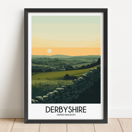 Derbyshire Scenic Landscape Art