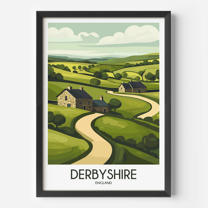 Derbyshire Scenic Landscape Art