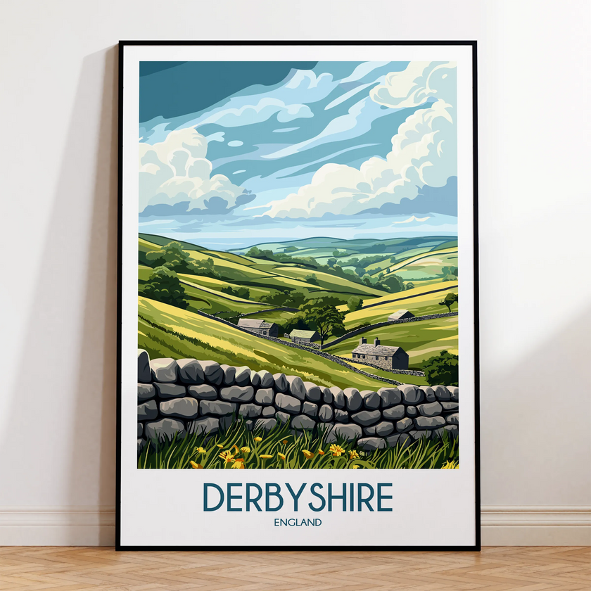 Derbyshire Scenic Landscape Art