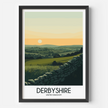 Derbyshire Souvenir Poster Print