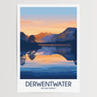 Derwentwater Modern Travel Poster