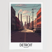 Detroit Destination Art Gift