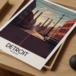 Detroit Modern Travel Poster