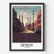 Detroit Scenic Landscape Art
