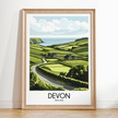 Devon Destination Art Gift