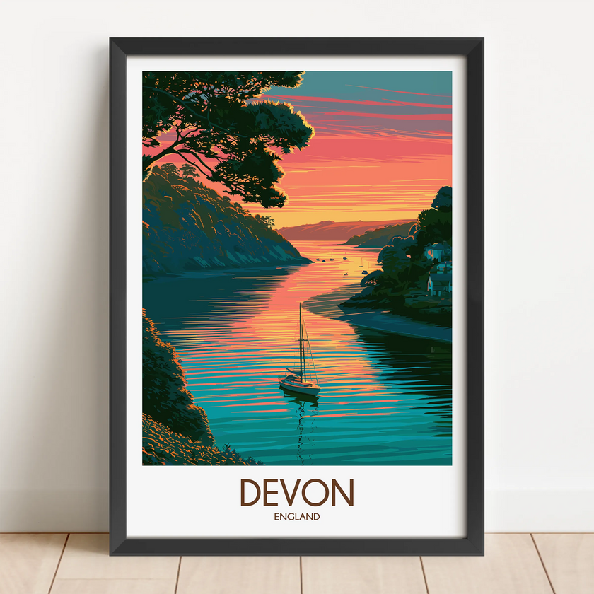 Devon Destination Art Gift