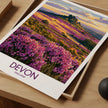 Devon Retro Travel Illustration