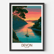 Devon Scenic Landscape Art