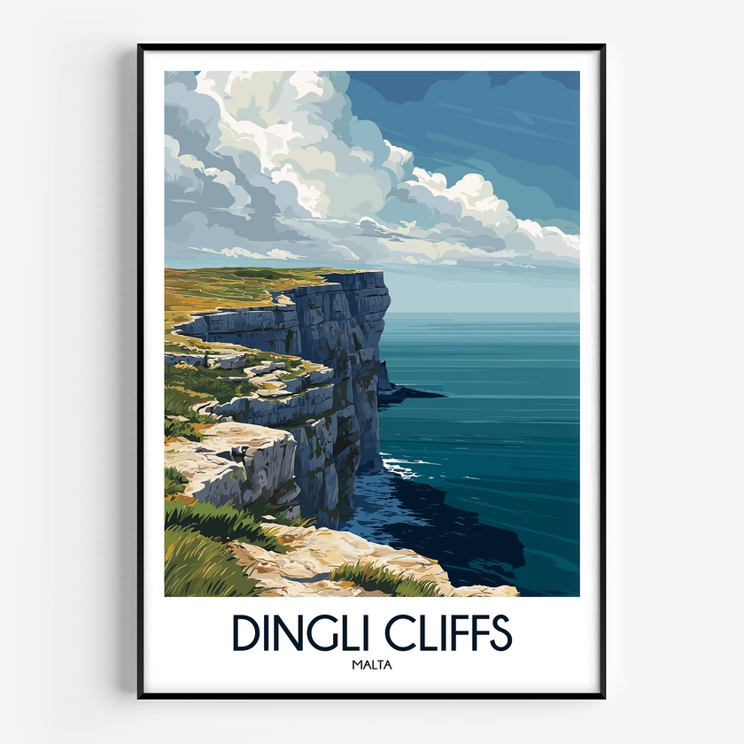 Dingli Cliffs Destination Art Gift