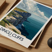 Dingli Cliffs Modern Travel Poster