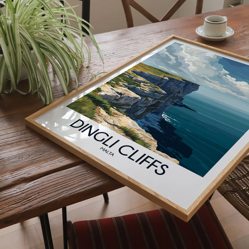 Dingli Cliffs Scenic Landscape Art