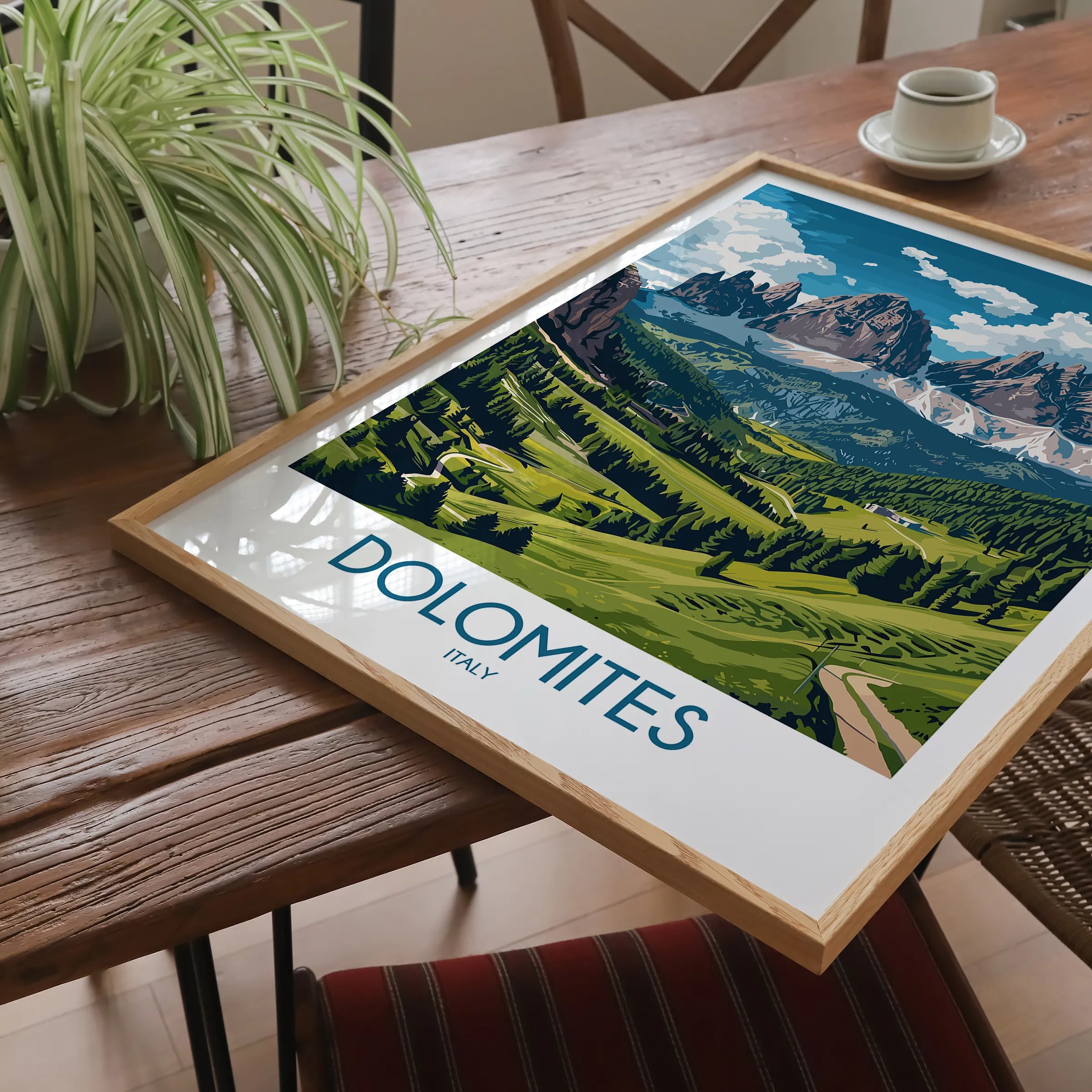 Dolomites Destination Art Gift