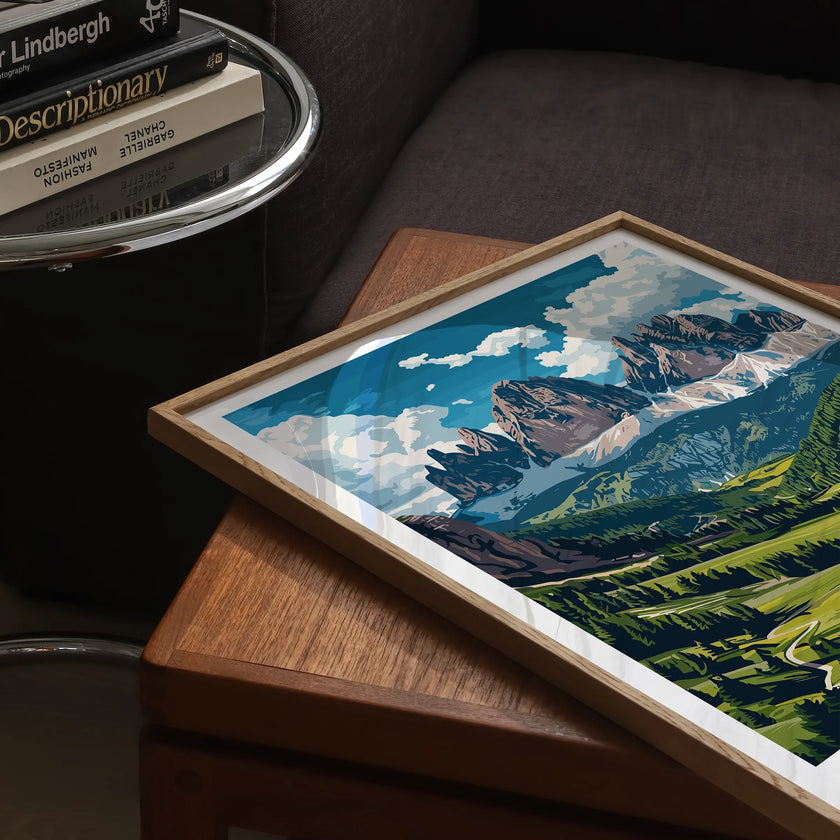 Dolomites Minimalist Wall Art