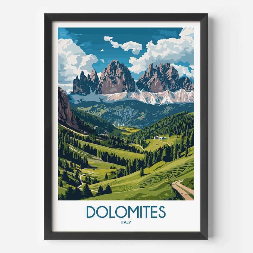 Dolomites Minimalist Wall Art