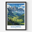 Dolomites Minimalist Wall Art