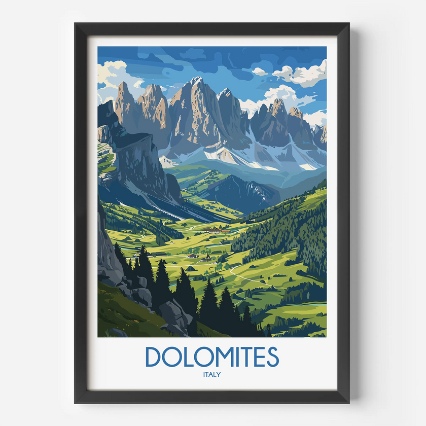 Dolomites Minimalist Wall Art