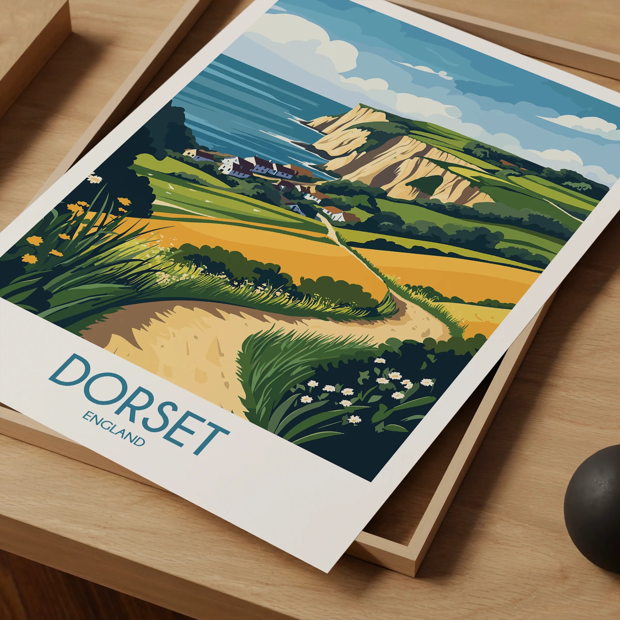 Dorset Modern Travel Poster