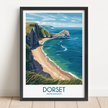 Dorset Modern Travel Poster