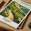 Dorset Retro Travel Illustration