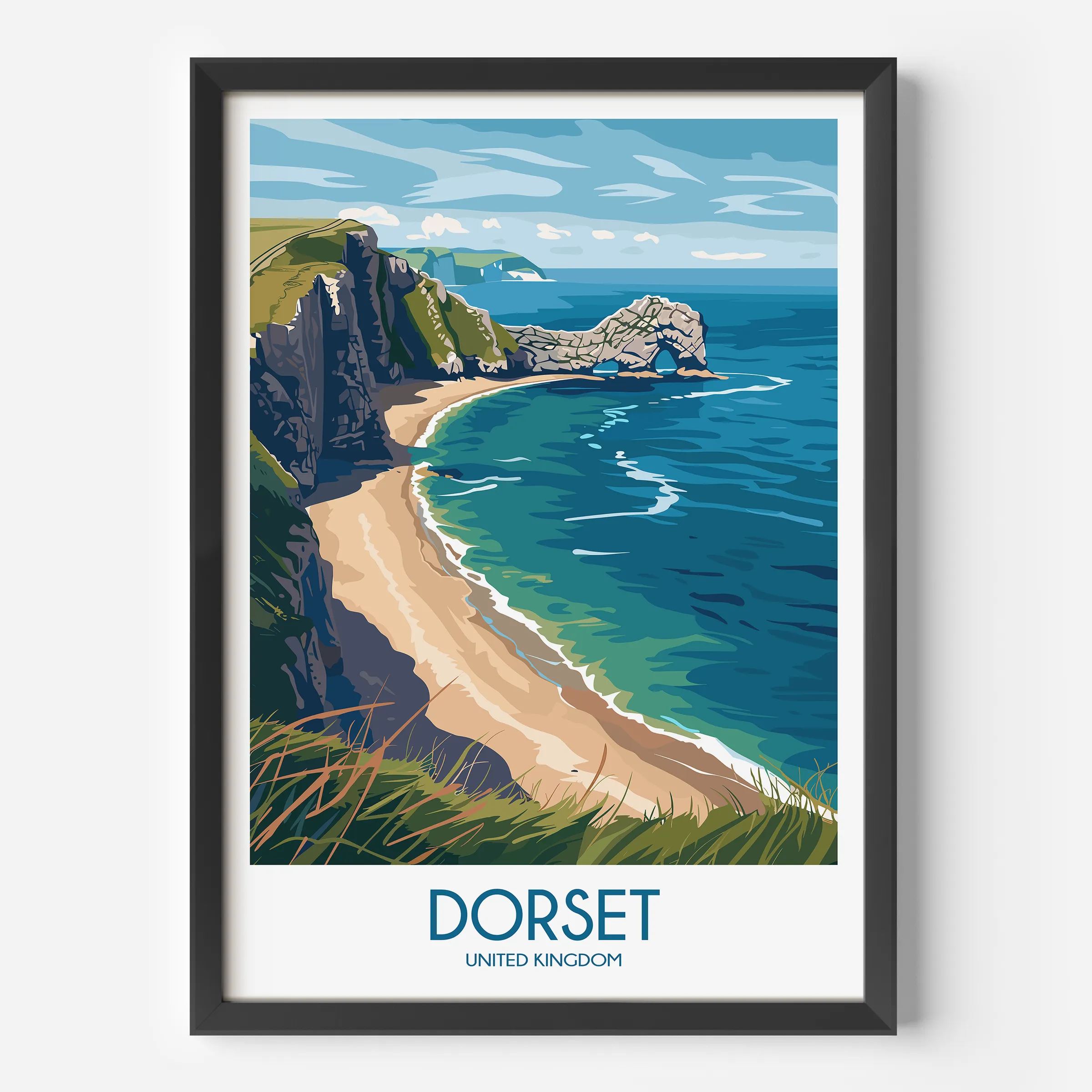 Dorset Vintage Style Print