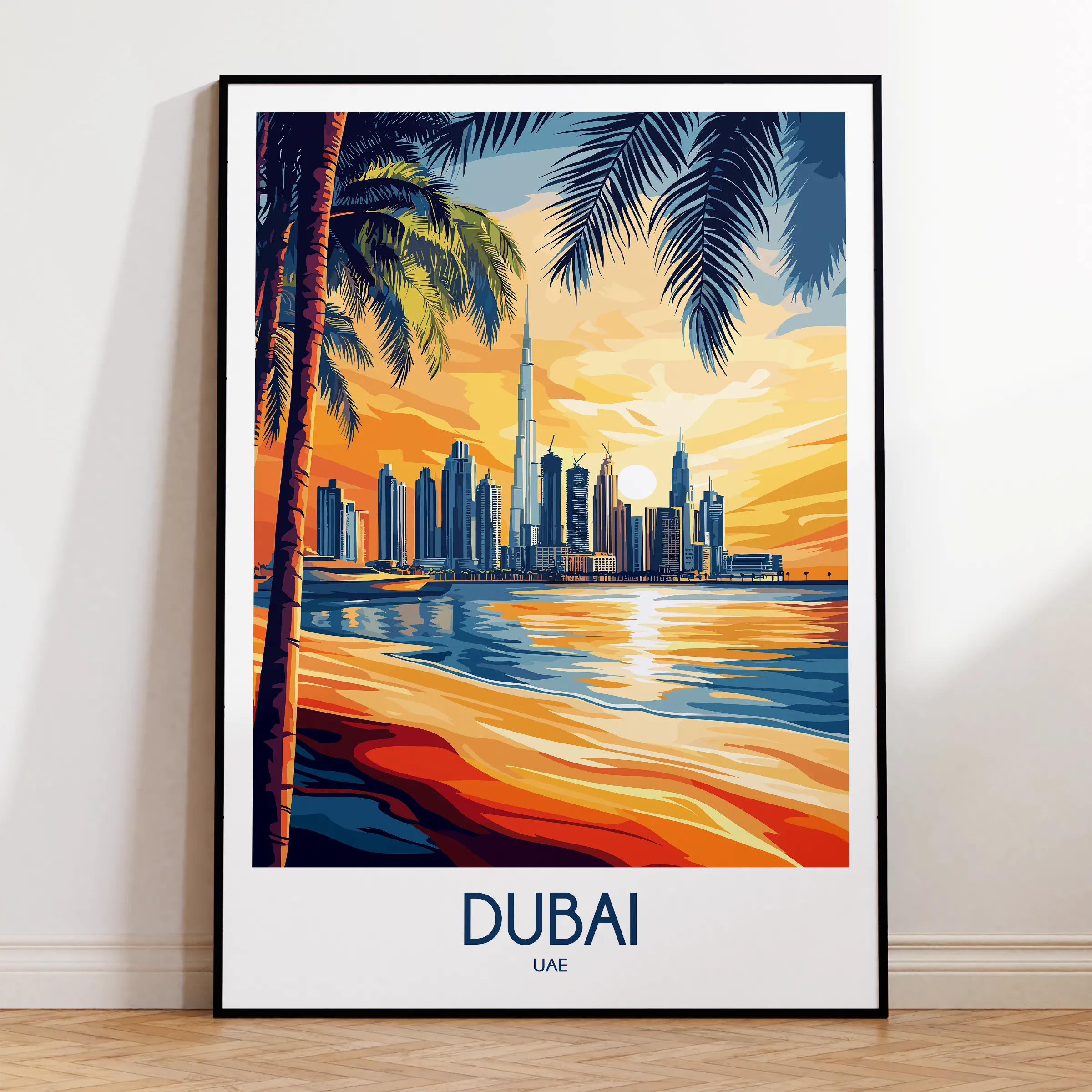 Dubai Scenic Landscape Art