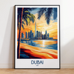 Dubai Scenic Landscape Art
