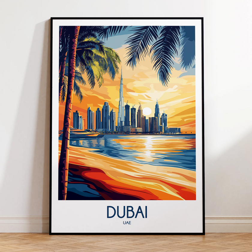 Dubai Scenic Landscape Art