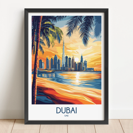 Dubai Souvenir Poster Print