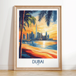 Dubai Vintage Style Print