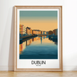 Dublin Modern Travel Poster