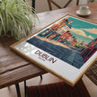 Dublin Retro Travel Illustration