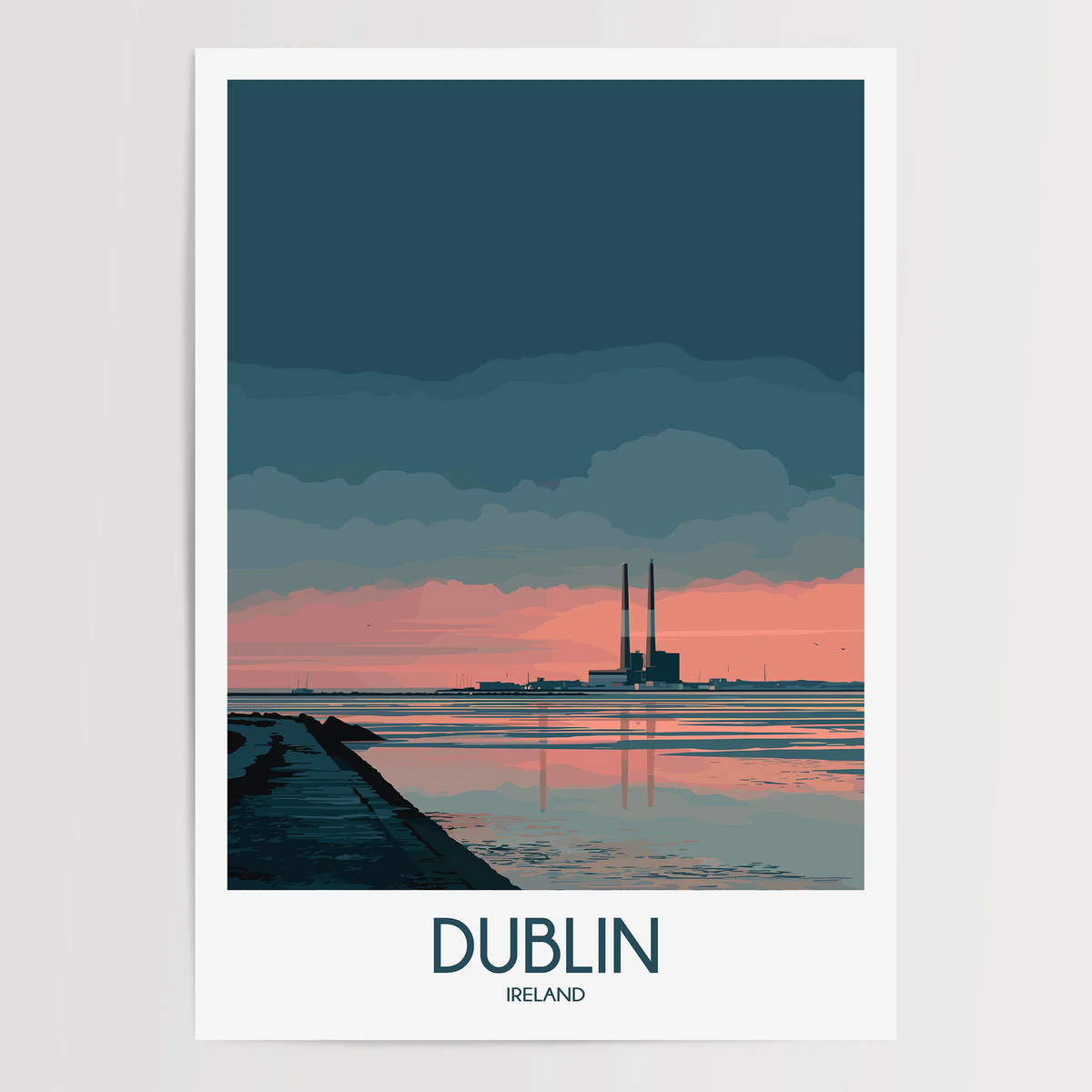 Dublin Souvenir Poster Print
