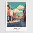Dublin Vintage Style Print
