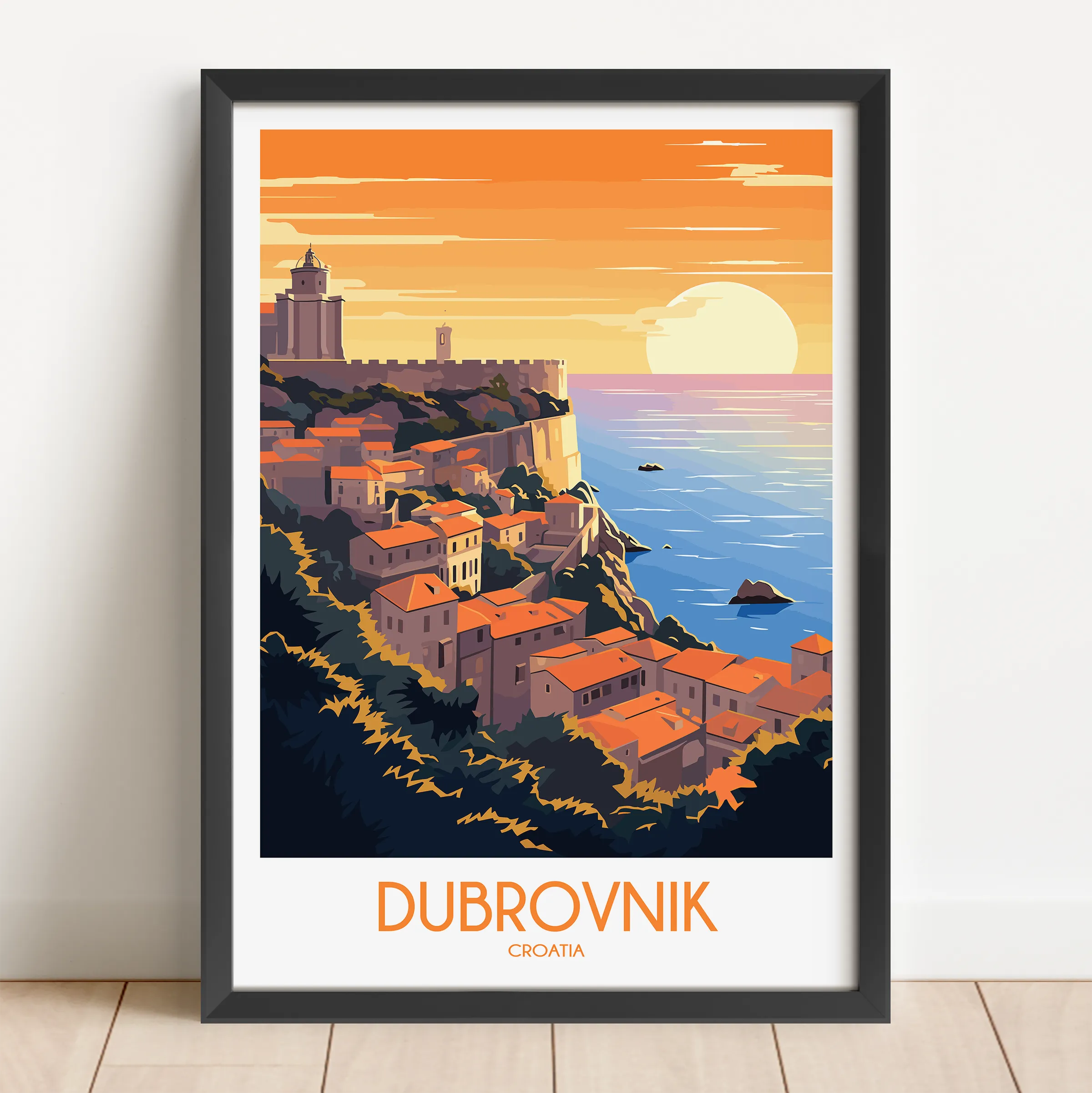 Dubrovnik Destination Art Gift
