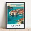 Dubrovnik Scenic Landscape Art