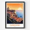 Dubrovnik Scenic Landscape Art