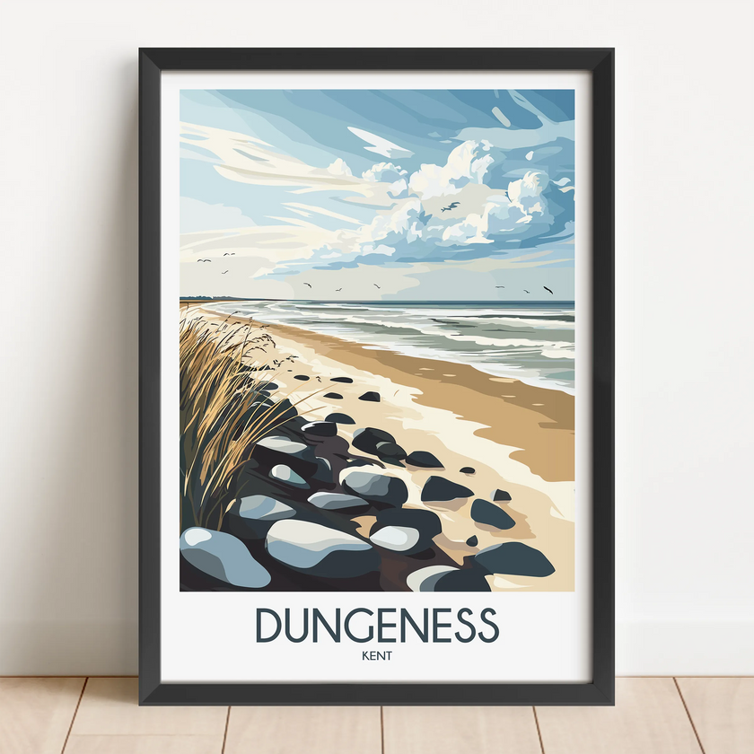 Dungeness Scenic Landscape Art