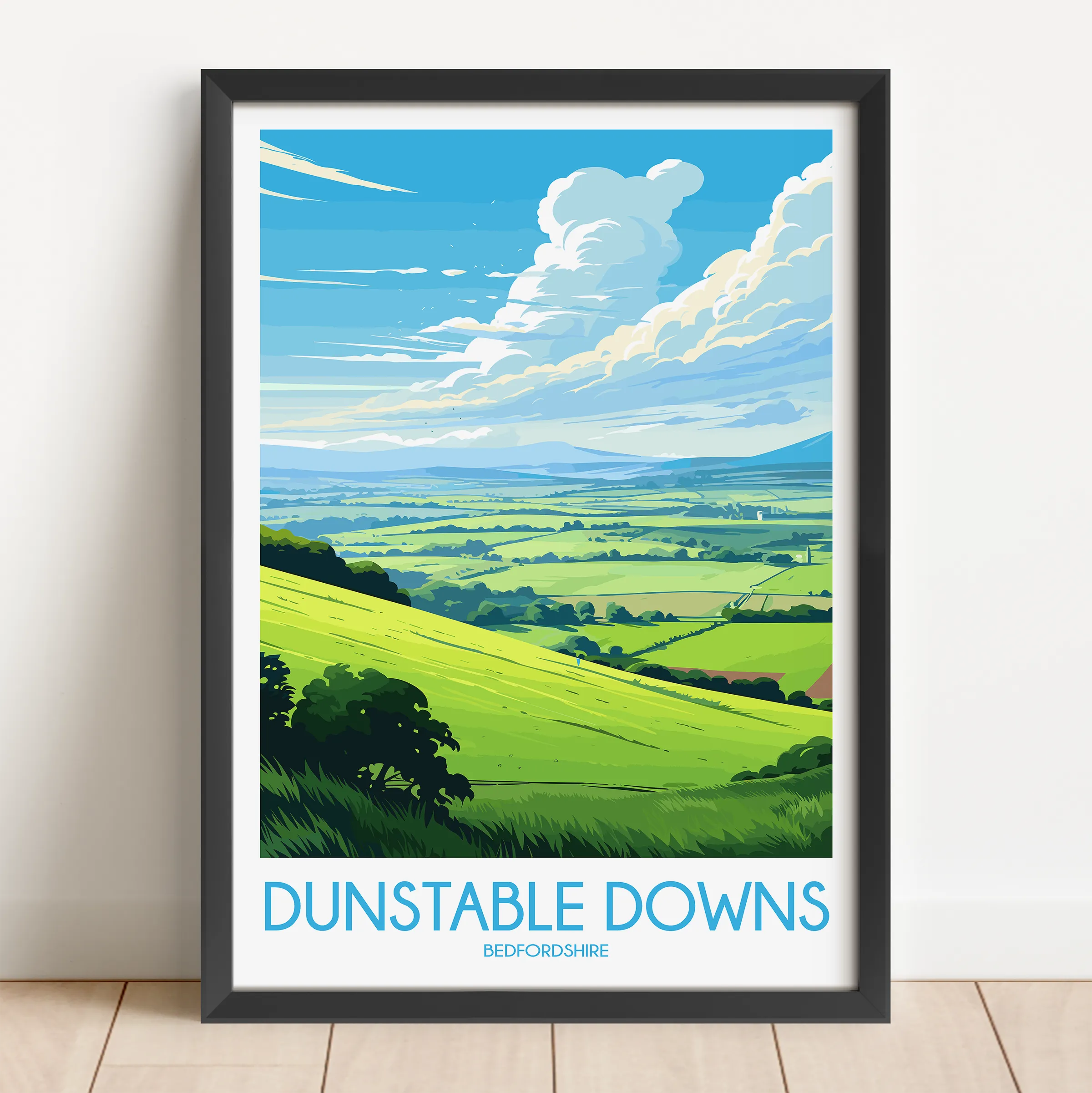Dunstable Downs Destination Art Gift