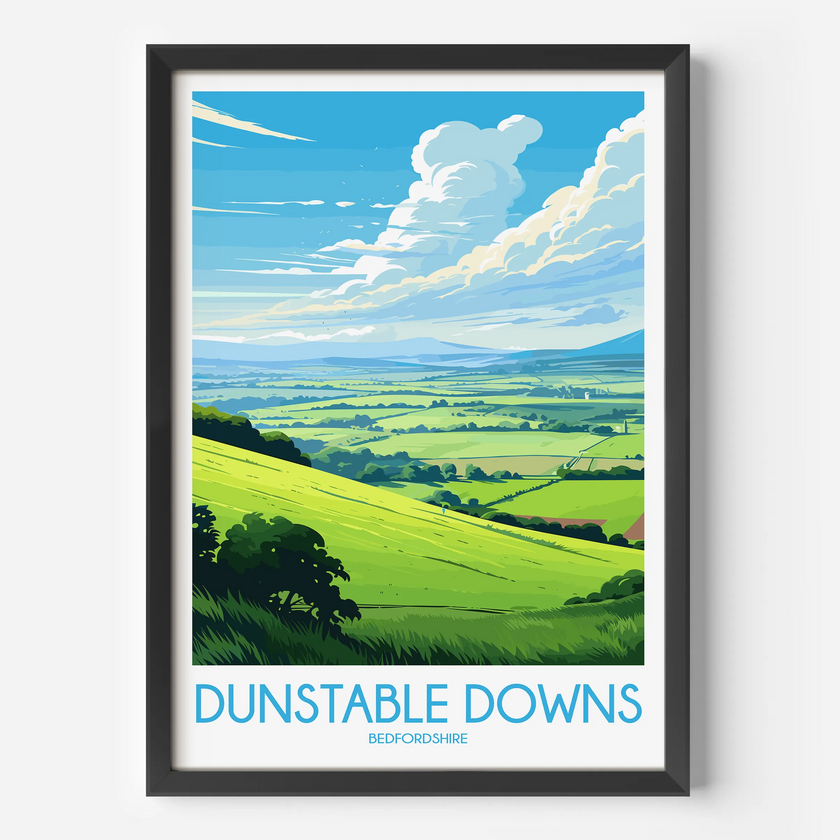 Dunstable Downs Minimalist Wall Art