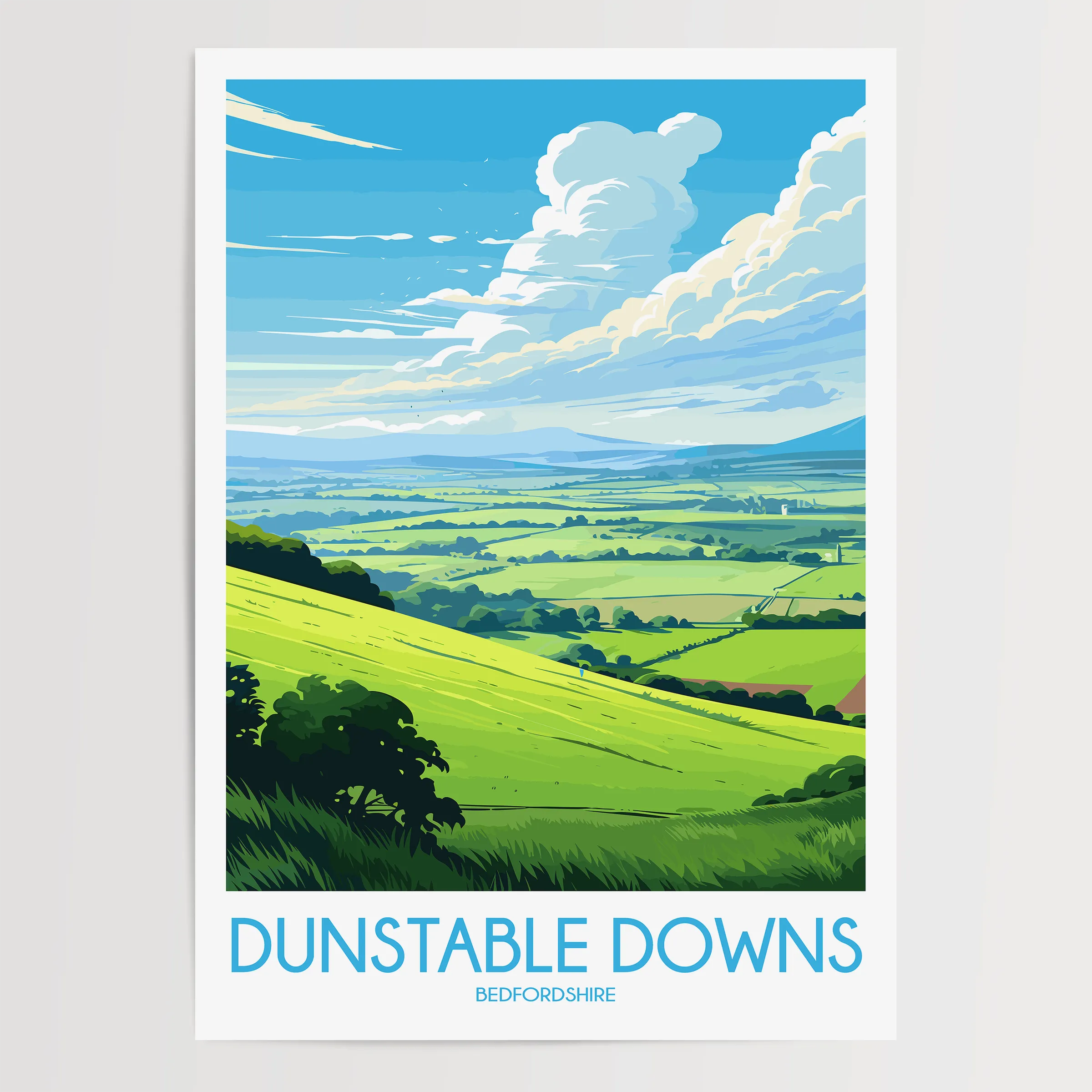 Dunstable Downs Travel Memory Gift