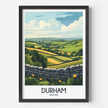 Durham Modern Travel Poster