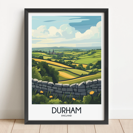 Durham Souvenir Poster Print