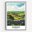 Durham Vintage Style Print
