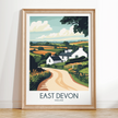 East Devon Souvenir Poster Print