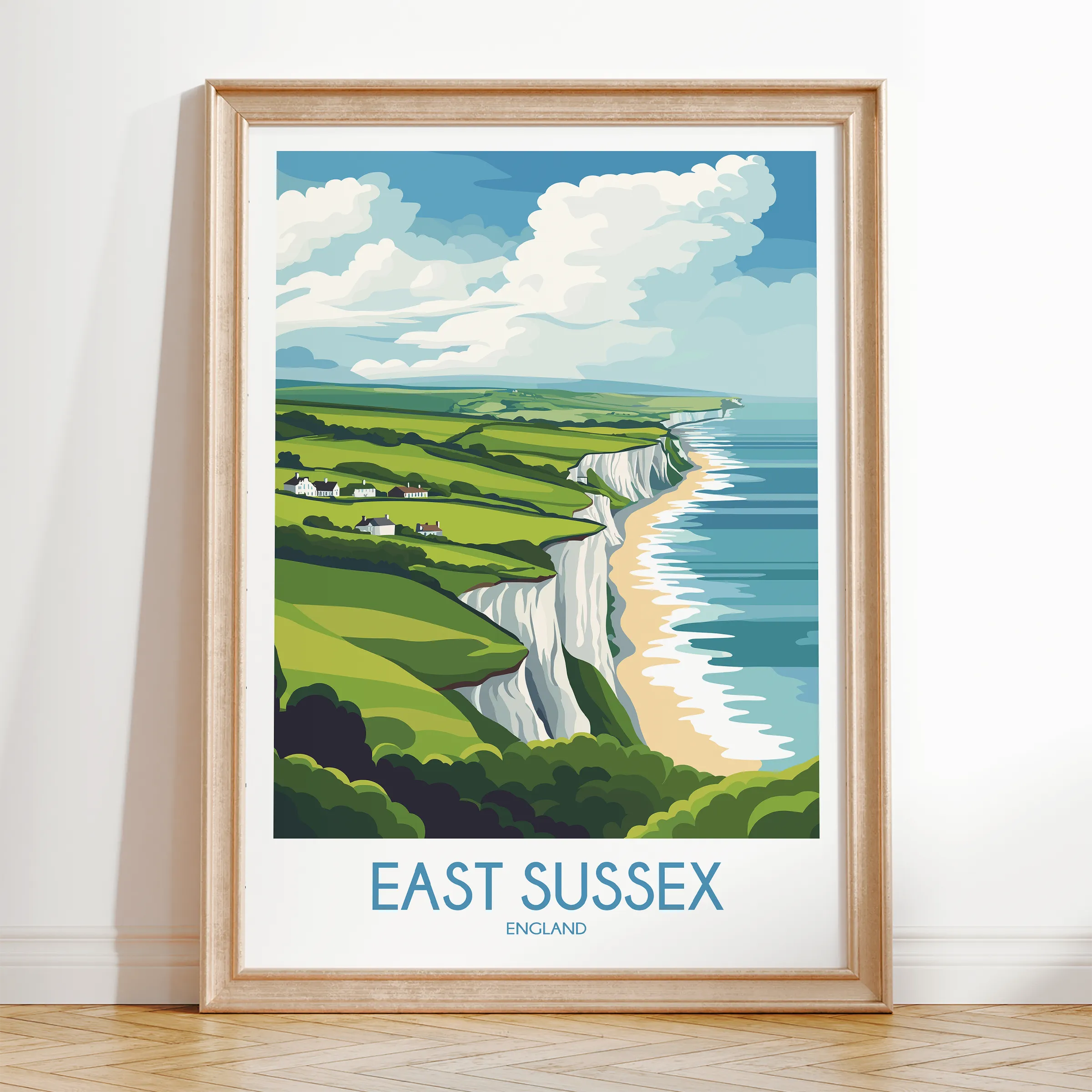 East Sussex Destination Art Gift