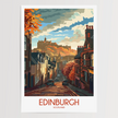 Edinburgh Modern Travel Poster