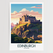 Edinburgh Souvenir Poster Print