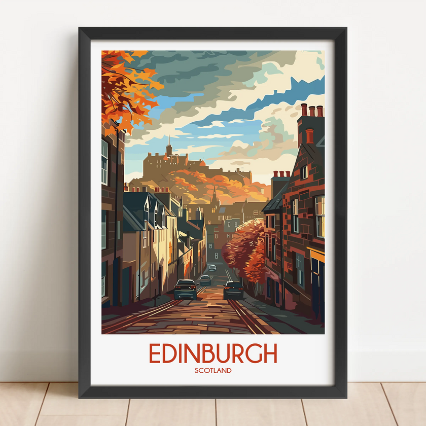 Edinburgh Souvenir Poster Print