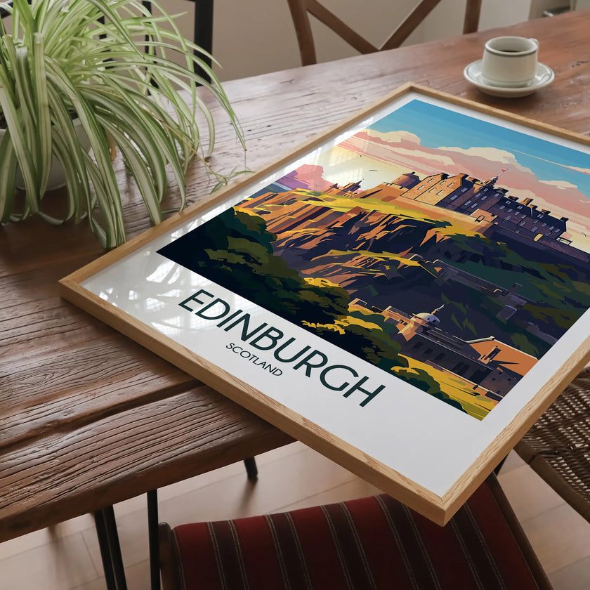 Edinburgh Vintage Style Print